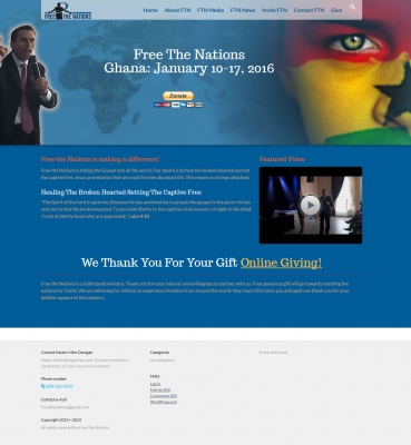 Free The Nations Website