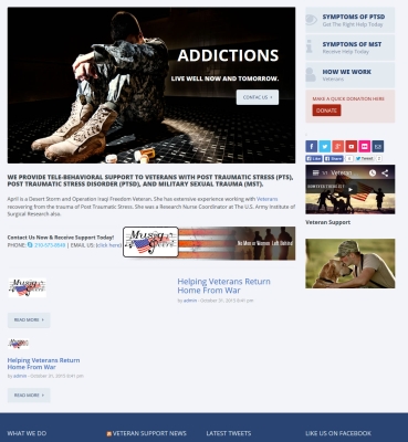 Veterans Support Website